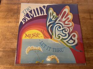 THE FAMILY MUSIC LET IT THRU LP US PRESS!! GREAT SOUL FUNK!!