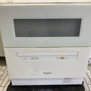 ★◆【USED】Panasonic 電気食器洗い乾燥機 NP-TH1-W 2018年製 動作確認済 160サイズの画像1