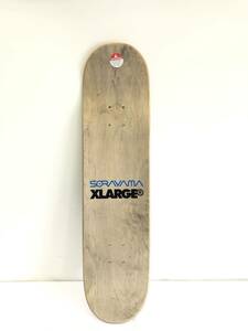 ☆☆【USED】希少　XLARGE×SORAYAMA　スケートボード デッキ スポーツ　シルバー系 インテリア　サイズ120