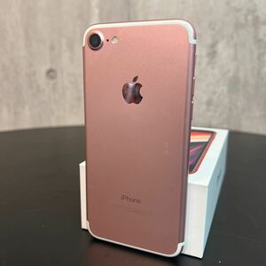 Apple iPhone 7 32GB ローズゴールド MNCJ2J/A KDDI 初期化済 バッテリー68%