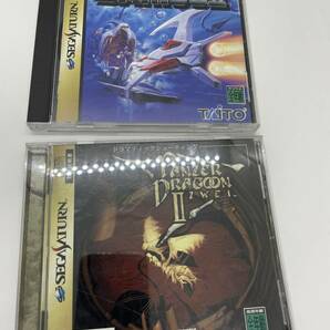 【中古】セガサターンソフト2本セット ダライアス２ パンツァードラグーンツヴァイ【動作確認済】の画像1