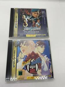 【中古】セガサターンソフト2本セット ストリートファイターリアルバトルオンフィルム ストリートファイターZERO2【動作確認済】