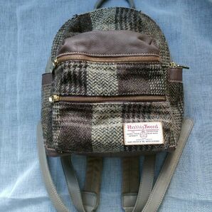 Harris Tweed ハリスツイード リュックサック リュック バッグ 茶 ブラウン