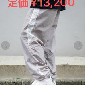 【超美品】最終値下げ品 定価¥13,200 Subciety ナイロンパンツ トラックパンツ グレー ベージュ 