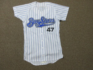 [S size ]NPB Yokohama Bay Star z#47 Kudo .. uniform Descente embroidery 