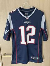 NFL Patriots Brady NIKE ユニフォーム ゲームシャツ ペイトリオッツ トム・ブレイディ_画像2