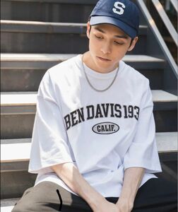 BEN DAVIS Mサイズ　Tシャツ 半袖Tシャツ 白 プリント