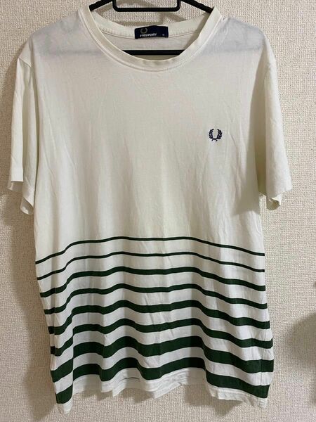 フレッドペリー　FRED PERRY Tシャツ　Ｍサイズ　ボーダー　半袖