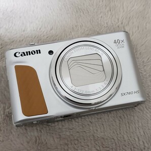 Canon キャノン PowerShot パワーショット SX740HS コンパクトデジタルカメラ コンデジ シルバー カメラ 中古 簡易動作確認済み の画像2