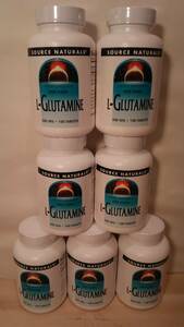  new goods unopened * unused Source Naturals L- glutamine tablet 100 bead go in ×7 piece set sauce natural z