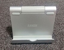 スマホスタンド タブレットスタンド ANKER Amazonbasics 3台セット 高耐久 卓上スタンド 角度調整可能 アルミ合金 シルバー_画像2