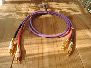 #CANARE ( Canare ) L4E6S* purple [ less handle da*4 core RCA cable (1.0m× 2 ps 1 set )] easy person direction stamp another 