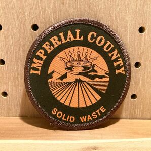 IMPERIAL COUNTY SOLID WASTE ワッペン アメリカ 企業物 アメリカン雑貨