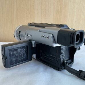 ジャンク SONY ソニーDigital8 DCR-TRV735 8ミリビデオカメラ Handycam DIGITAL ZOOM 現状品の画像5