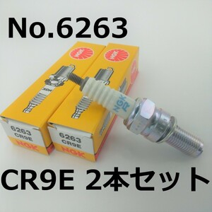 送料無料 Genuine 正規品 NGK No.6263 CR9E Sparkplug 2本set