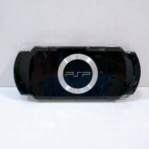 371☆中古☆ SONY PlayStation Portable 本体 PSP-2000 ピアノブラック バッテリーなし 充電器付き 初期化済み 動作確認済み 現状品の画像3