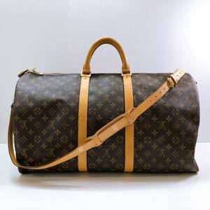 115【中古】LOUIS VUITTON ルイヴィトン モノグラム M41414 キーポル バンドリエール55 ボストンバッグ トラベルバッグ 旅行かばん 現状品