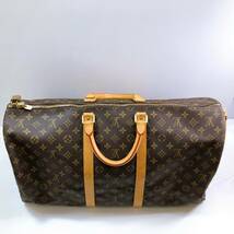 115【中古】LOUIS VUITTON ルイヴィトン モノグラム M41414 キーポル バンドリエール55 ボストンバッグ トラベルバッグ 旅行かばん 現状品_画像5