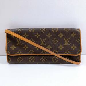 129【中古】LOUIS VUITTON ルイヴィトン ポシェットツイン GM モノグラム ミニ ショルダーバック ポーチ 肩がけ M51852 レディース 現状品