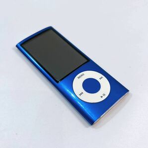 171【中古】Apple iPod nano 第5世代 A1320 ブルー アップル アイポッド ナノ デジタルオーディオプレーヤー 動作未確認 現状品の画像7