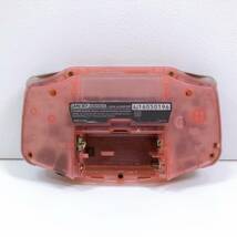 195【中古】Nintendo GAMEBOY ADVANCE 本体 AGB-001 ミルキーピンク ニンテンドー ゲームボーイアドバンス 電池フタなし 動作未確認 現状品_画像2