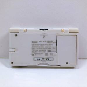 198【中古】Nintendo DS Lite 本体 USG-001 クリスタルホワイト ニンテンドー DSライト タッチペン 説明書 充電器付き 動作確認済み 現状品の画像7