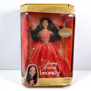 128【未使用】Barbie Singing Holiday brandy ホリデーバービー MATTEL バービー人形 レトロ 当時物 自宅保管品