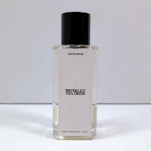 184【中古】ZARA ウォーターリリー ティー ドレス オードパルファム 香水 スペイン製 40ml レディース フレグランス 残量9割 現状品