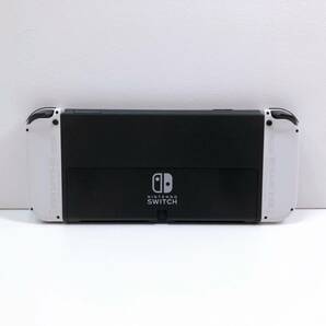 160【中古】Nintendo Switch 本体 HEG-001 有機ELモデル Joy-Con ホワイト ニンテンドースイッチ 箱付き 動作確認 初期化済み 現状品 の画像3