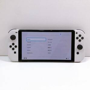 160【中古】Nintendo Switch 本体 HEG-001 有機ELモデル Joy-Con ホワイト ニンテンドースイッチ 箱付き 動作確認 初期化済み 現状品 の画像8