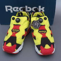 美品!! 14年製 US 9/ 27cm Reebok INSTAPUMPFURY OG リーボック インスタ ポンプフューリー シトロン_画像3