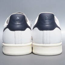 デッド!! US 12 / 30cm 新品!! 限定 19年製 adidas Originals STAN SMITH スタンスミス 白x紺 天然皮革レザー_画像4