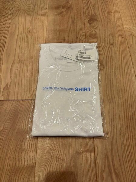 COMME des GARCONS SHIRT back neck logo tee