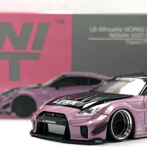 1/64★MINI-GT★LB-シルエットワークス GT ニッサン 35GT-RR Ver.2★R35★アメ鍛★深リム★アルミ★スタンス★カスタム★ローダウンの画像9