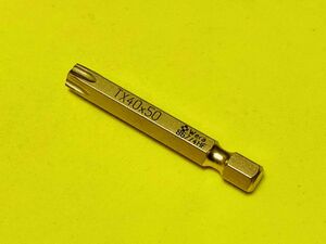 Wera 【ビット】〈060087〉867/4Z HFビット TORX　TX40×50mm　≪TORXネジを落とさない≫