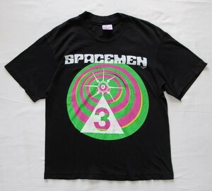 90's ヴィンテージ スペースメン 3 Tシャツ SPACEMEN PHYCEDELIC SHOGAZE SPIRITUALAIZED JOY DIVISION NEW ORDER UK POST PUNK 