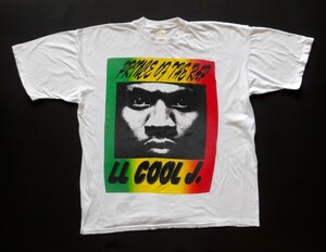 90's ヴィンテージ LL COOL J PRINCE OF THE RAP Tシャツ ヒップホップ ラップ VINTAGE HIPHOP FUGEES ONEPAC WU-TANG ICE T CUBE 