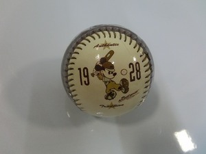 ♪♪ディズニー　ミッキーマウス野球ボール　ミッキー　ベースボール　1928　未使用【6D5(22）e】♪♪