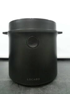 ♪♪【6D16⑨e】ロカボ（LOCABO）　 糖質カット炊飯器 　JM-C20E-B　2022年製　ブラック　良品♪♪