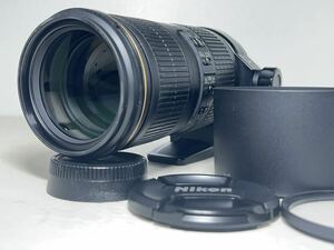 * ultimate beautiful goods *NIKON Nikon AF-S NIKKOR 70-200mm F4G ED VR Nano 6 months operation guarantee 