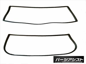 ◆ ハコスカ ２ドア用 フロント・リア ガラス ウェザー セット GTR タイプ ◆ パーツアシスト製 KGC10 KPGC10 HT ストリップ ゴム