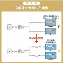 【開封のみ】ホーリック(HORIC)★ アンテナブースター 室内・地デジ(UHF/VHF)専用 中継タイプ HAT-ABS024 送料無料_画像5