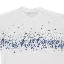[並行輸入品] AMIRI アミリ BLUE PAINT BLEACH S/S T shirt ブルーペイント ブリーチ 半袖 Tシャツ (ホワイト) (XL)_画像4