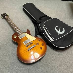 epiphone by Gibson Les Paul standard TEA BURST 58 エピフォン ギブソン レスポール スタンダード ジャンク扱い lespaul LEMON の画像1