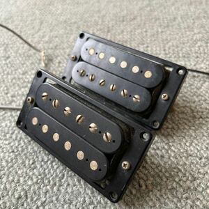 GHOTO pickups JAPAN humbucker ゴトー　ピックアップ ハムバッカー ジャンク扱い ハム黒オープン ハムバッカーピックアップ 2個