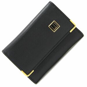  Dunhill 6 ream key case black leather used key key black men's man 