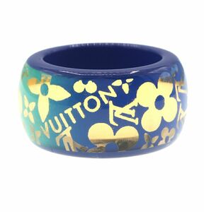  Louis Vuitton ring bar g tropical cocktail ring M66297 blue resin size S used ring accessory 