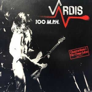 Vardis ヴァーディス 100 M.P.H. プロモ LP レコード 5点以上落札で送料無料h