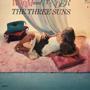 The Three Suns WARM and TENDER LP レコード 5点以上落札で送料無料K