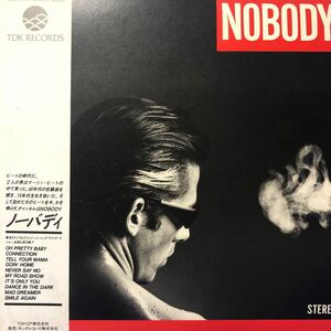 NOBODY ノーバディ 帯付LP レコード 5点以上落札で送料無料h